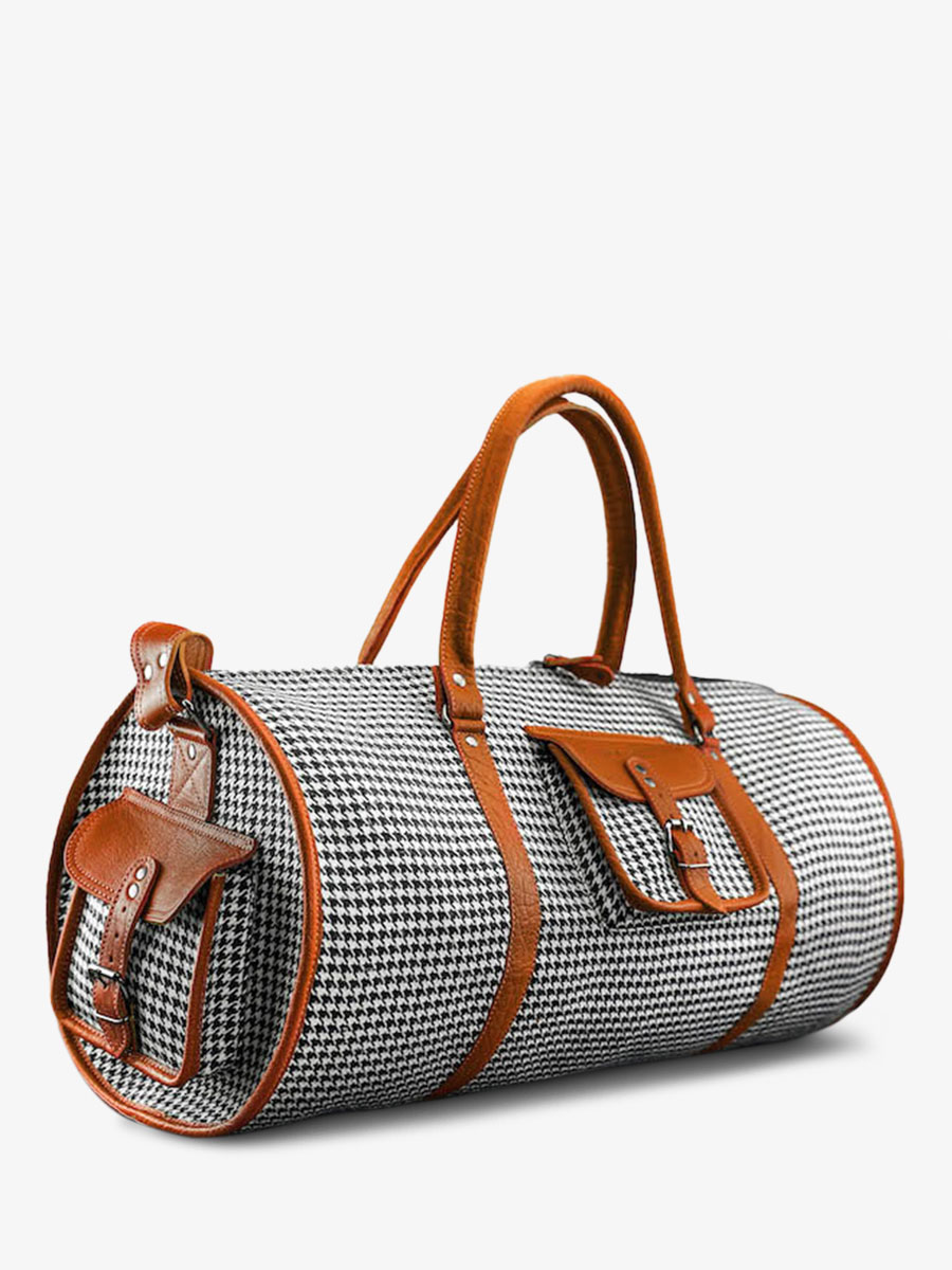 leather travel bag Orange LeVoyageur XL Grand Prix Tangerine PAUL MARIUS
