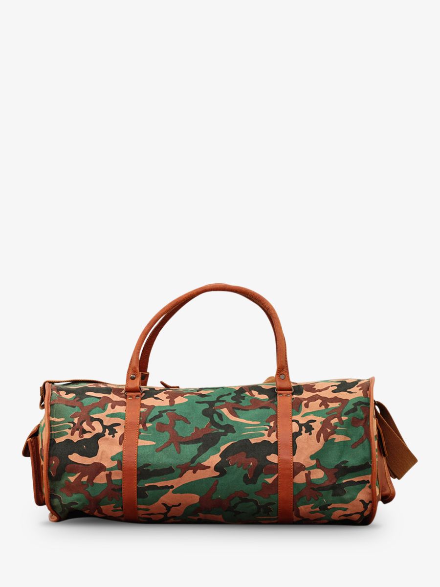 leather-travel-bag-multicoloured-brown-green-side-view-picture-levoyageur-toile--xl-canvas-camouflage-paul-marius-3760125331706