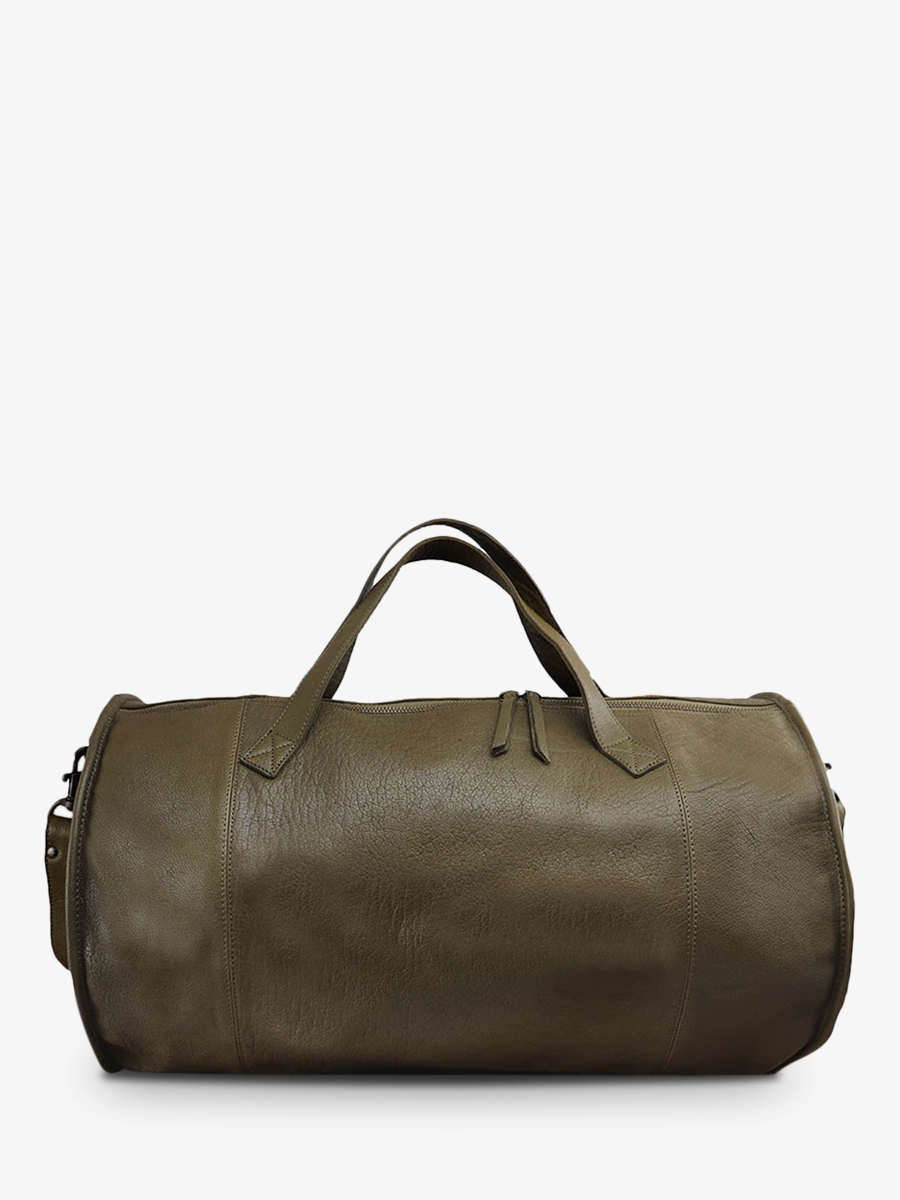 big leather travel bag for men Khaki MonColonel Khaki PAUL MARIUS
