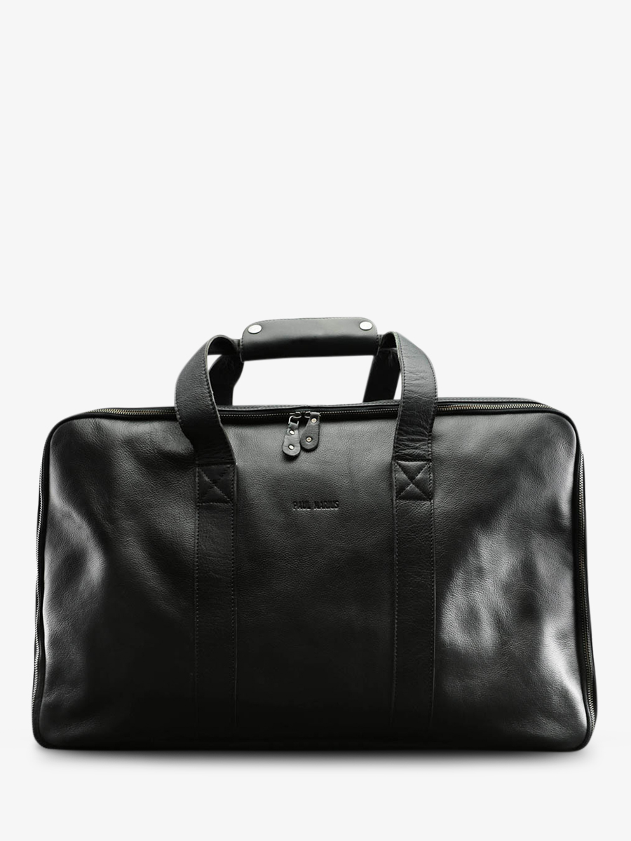 travel-bag-black-front-view-picture-leglobe-trotter-black-paul-marius-3760125345680