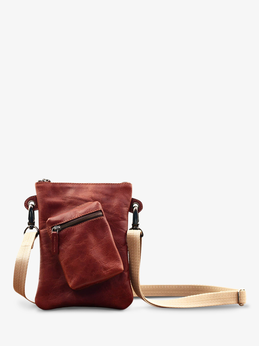 shoulder bags for men Brown LaPochette de PAUL Light Brown PAUL MARIUS