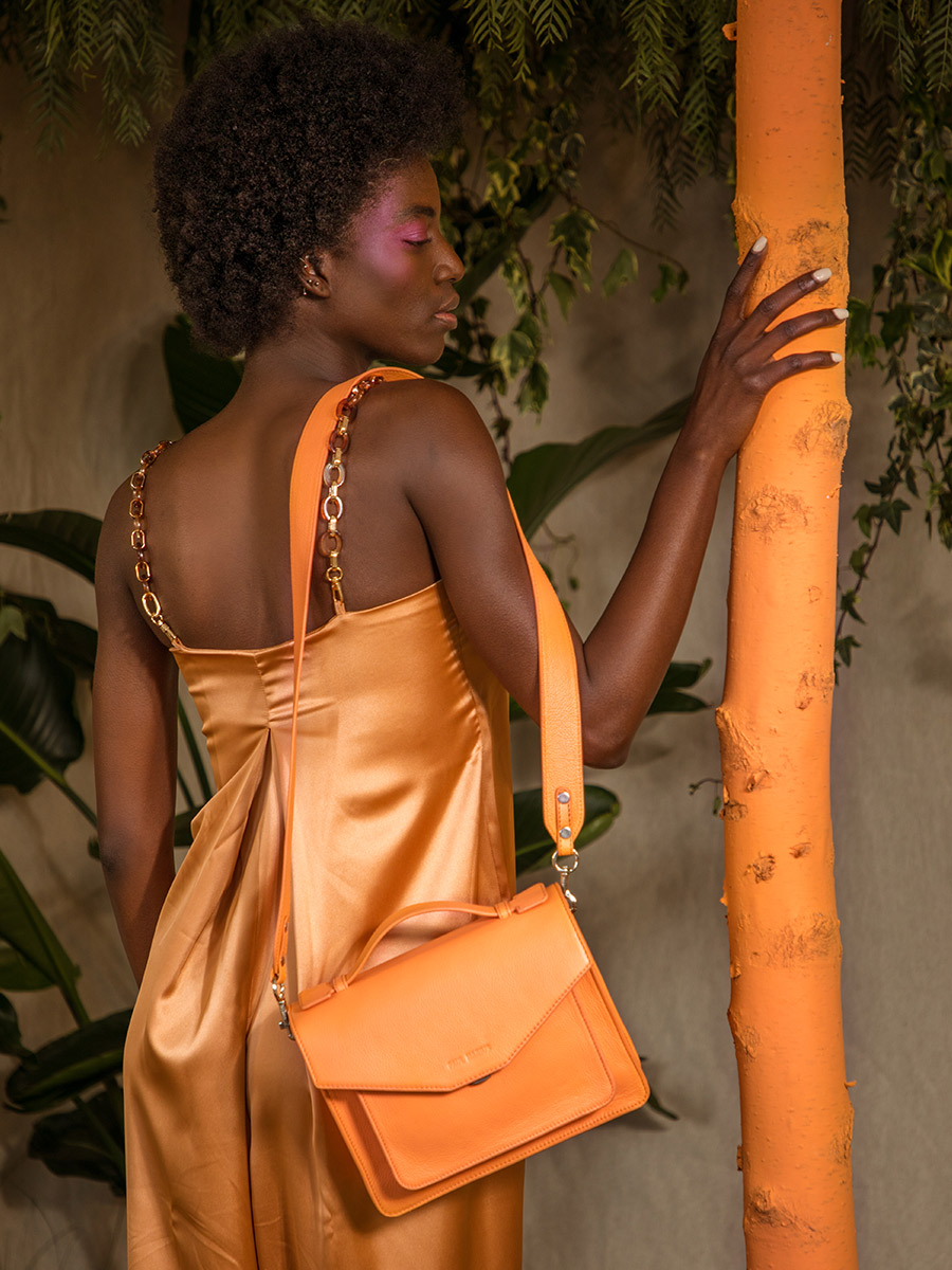 Pastel leather backpack shop