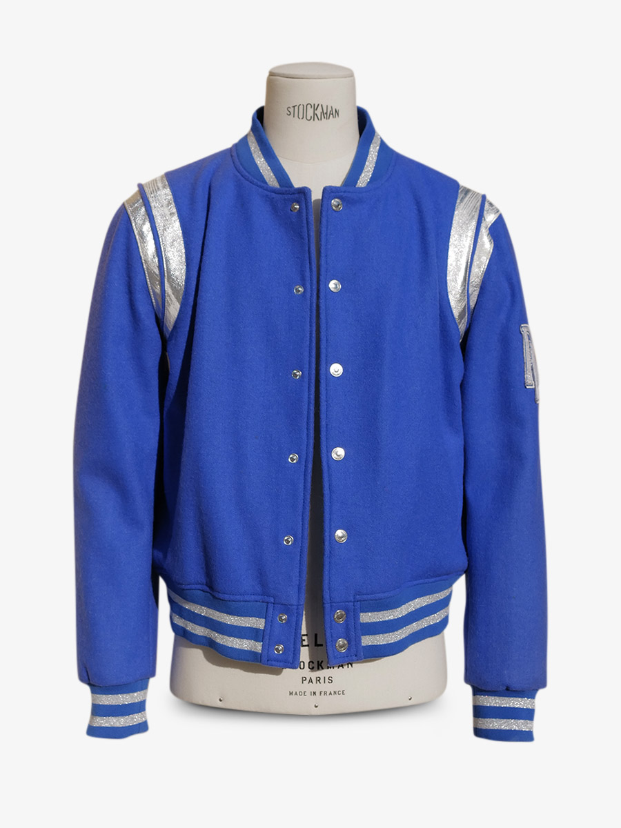 teddy-jacket-leather-and-cotton-front-view-picture-leteddy-50s-bleu-vif-paul-marius-3760125355153