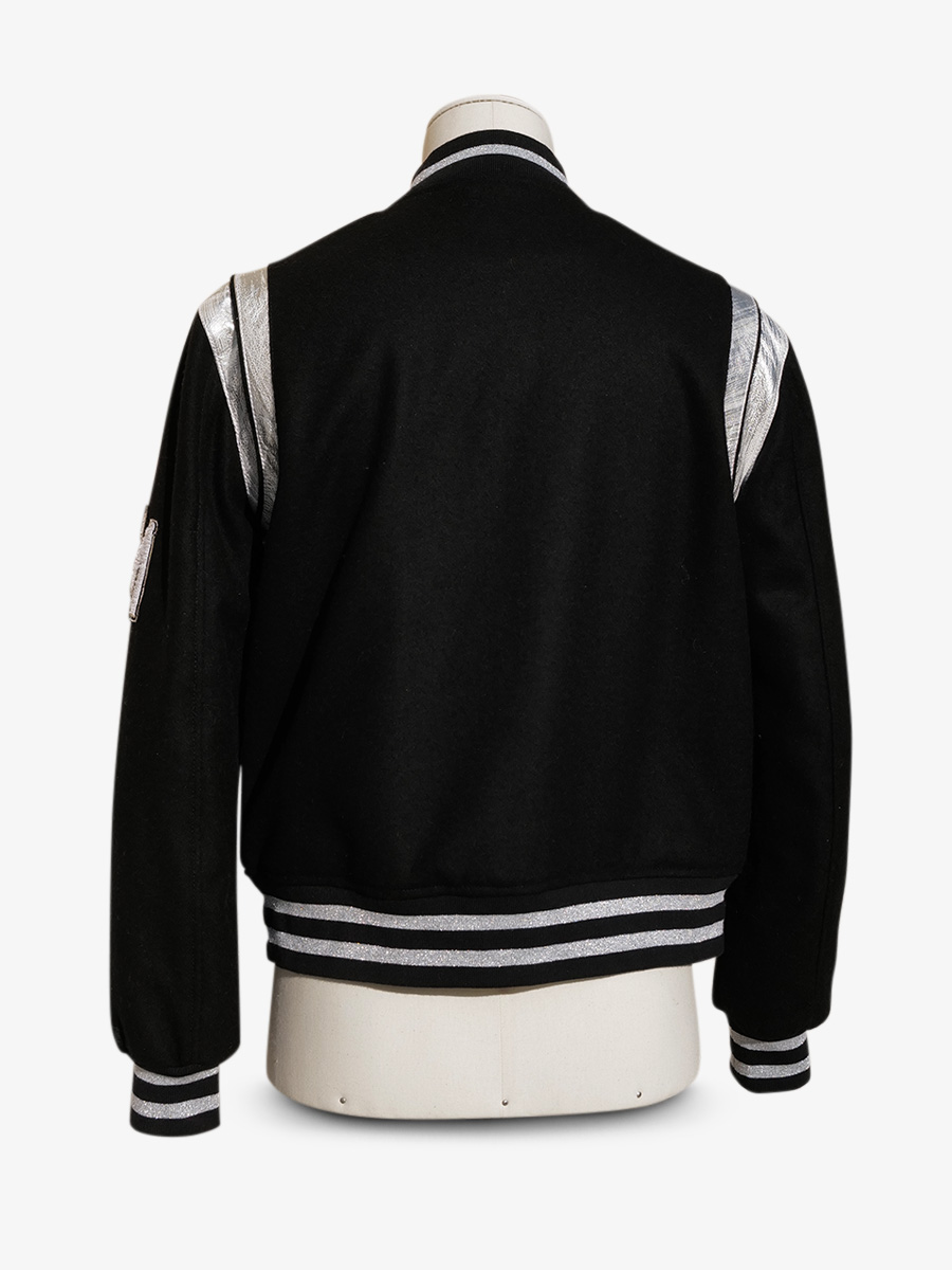 teddy jacket leather and cotton - LeTeddy 50's Enfant Vert Vipère | PAUL  MARIUS