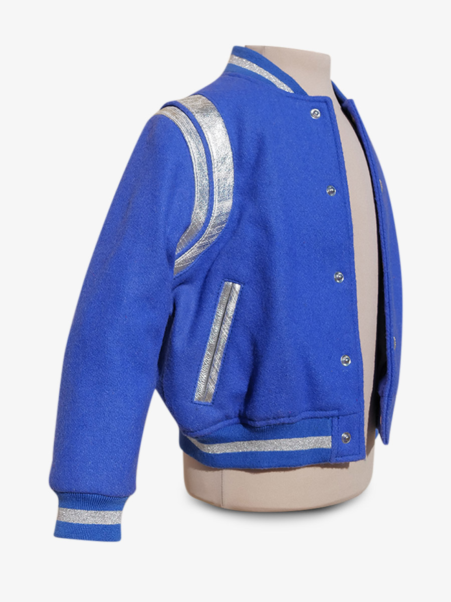 teddy-jacket-leather-and-cotton-rear-view-picture-leteddy-50s-enfant-bleu-vif-paul-marius-3760125355313
