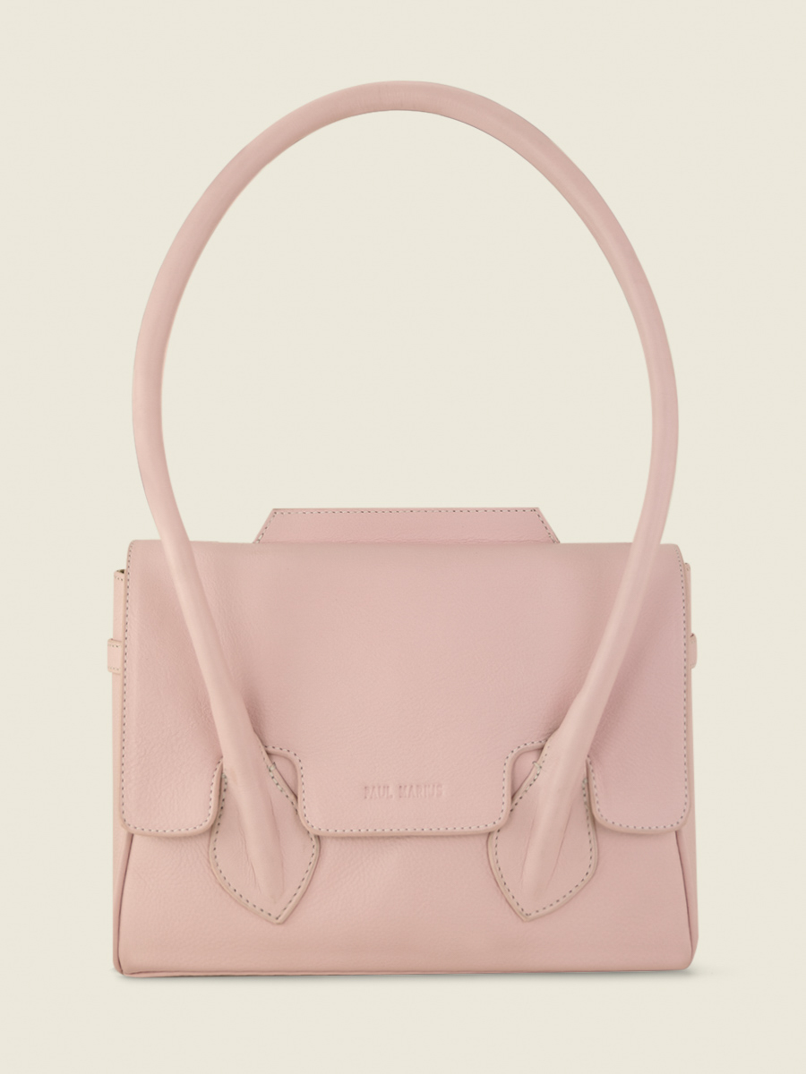 Pale pink leather bag sale